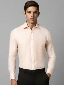 Louis Philippe Self Design Pure Cotton Formal Shirt