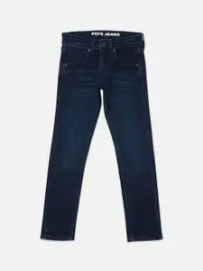 Pepe Jeans Boys Slim Fit Light Fade Cotton Jeans