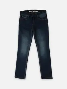 Pepe Jeans Boys Slim Fit Light Fade Stretchable Jeans