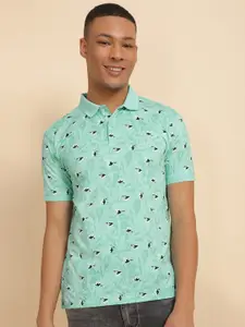 Allen Solly Printed Polo Collar Cotton Casual T-shirt