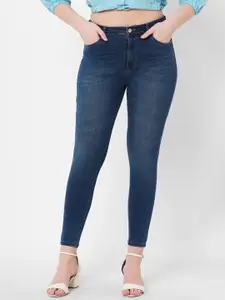 Kraus Jeans Women Super Skinny Fit High-Rise Light Fade Jeans