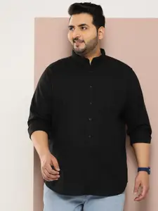 Sztori Men Plus Size Solid Regular Fit Casual Shirt