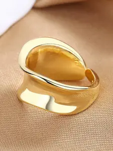 Yellow Chimes Gold-Plated Finger Ring