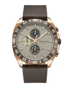 Titan Men Leather Straps Analogue Chronograph Watch KCWGC0016102MN