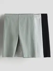 H&M Girls Pack Of 3 Cycling Shorts
