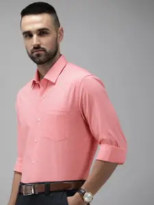 Arrow Men Manhattan Slim Fit Pure Cotton Printed Formal Shirt