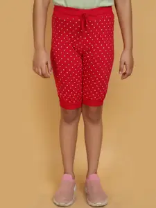 V-Mart Girls Printed Cotton Shorts