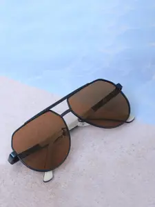 Carlton London Men Premium Rectangle Sunglasses with Polarised Lens CLSM296