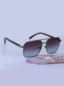 Carlton London Men Premium Rectangle Sunglasses with Polarised Lens CLSM309