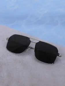 Carlton London Men Premium Rectangle Sunglasses with UV Protected Lens CLSM295
