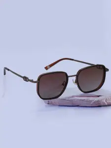Carlton London Women Premium Square Sunglasses with Polarised Lens CLSW319