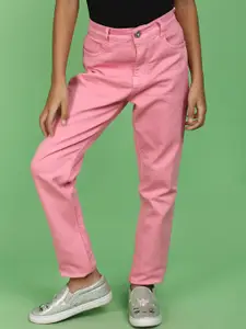 V-Mart Girls Clean Look Coloured Cotton Jeans