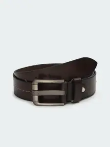 max Men Textured Leather Belt