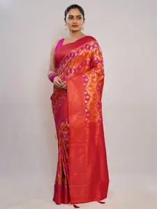 AllSilks Woven Design Ethnic Motifs Zari Pure Silk Saree