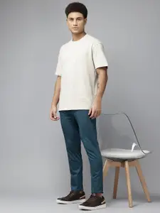 Blackberrys Men Slim Fit Low-Rise Trousers