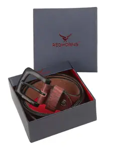 REDHORNS Men Leather Belt