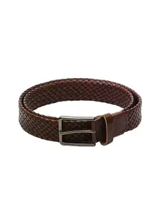 REDHORNS Men Braided Leather Belt