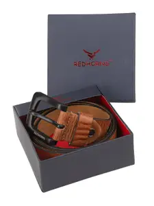 REDHORNS Men Leather Belt