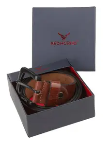 REDHORNS Men Leather Belt