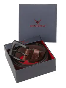 REDHORNS Men Leather Belt