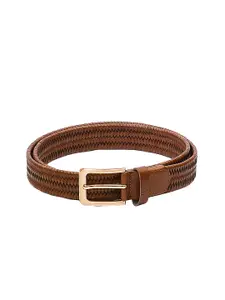 REDHORNS Men Braided Leather Belt
