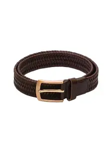 REDHORNS Men Braided Leather Belt