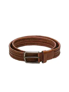 REDHORNS Men Braided Leather Belt