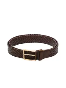 REDHORNS Men Braided Leather Belt