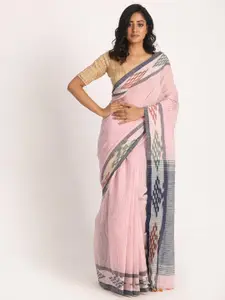 Angoshobha Striped Woven Design Silk Cotton Saree