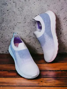 ABROS Women Textured Slip-on Running Shoes