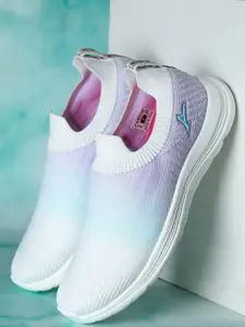 ABROS Women Textured Slip-On Running Shoes