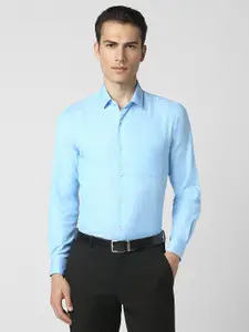 Peter England Slim Fit Opaque Cotton Formal Shirt