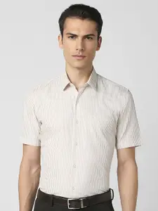 Peter England Men Opaque Striped Formal Shirt