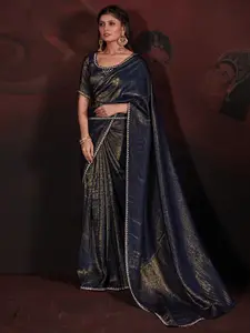 Saree mall Beads and Stones Embellished Saree