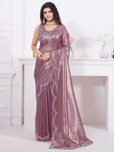 Saree mall Embellished Organza Saree