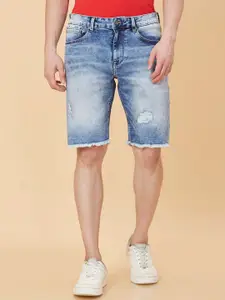 Being Human Men Washed Denim Shorts