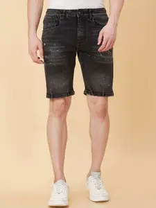 Being Human Men Washed Denim Shorts