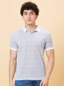 Being Human Geometric Printed Polo Collar Casual T-shirt