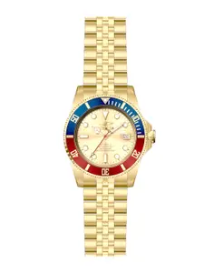 Invicta Men Embellished Dial & Stainless Steel Bracelet Style Straps Analogue Automatic Watch 29183