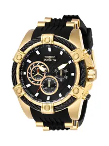 Invicta Bolt Quartz Men Patterned Dial & Textured Straps Round Analogue Watch 26818