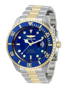 Invicta Men Dial & Stainless Steel Bracelet Style Straps Analogue Automatic Watch 34042