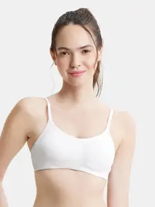 Jockey Wirefree Non Padded Super Combed Cotton Stretch Full Coverage Beginners Bra -SS12