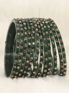 LAVAZZA Set Of 12 CZ-Studded Bangles