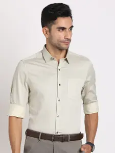 Turtle Micro Ditsy Printed Standard Slim Fit Cotton Opaque Formal Shirt