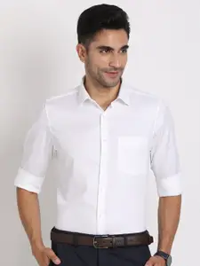 Turtle Standard Slim Fit Spread Collar Pure Cotton Formal Shirt