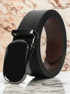 CRUSSET Men Leather Slim Belt