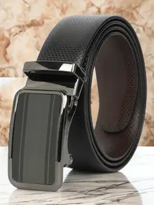 CRUSSET Men Textured Formal Wide Belt