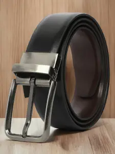 CRUSSET Men Reversible Wide Formal Belt