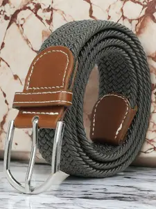 CRUSSET Men Textured Canvas Belt
