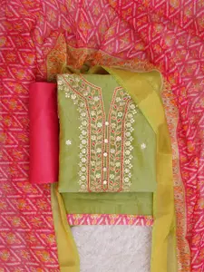 TAVAS Embroidered Unstitched Dress Material